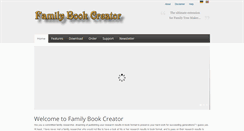 Desktop Screenshot of familybookcreator.com