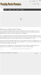 Mobile Screenshot of familybookcreator.com